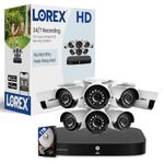 Lorex 1080p HD 8-Channel 1TB Wired DVR Security System with 8 Indoor/Outdoor Bullet Cameras