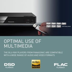 Panasonic Blu-ray DVD Player – Black
