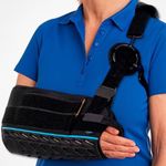 Vive Shoulder Sling with Abduction Pillow - Rotator Cuff Sling and Shoulder Immobilizer - Pain Relief After Surgery, Sublexion, Dislocated or Broken Arm - Adjustable Support with Exercise Ball (Medium)
