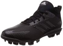 adidas Adizero SP Point Baseball Shoes (Black/Black/Carbon, 8 UK)