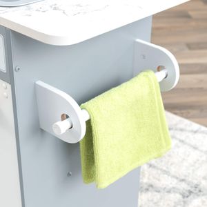 KidKraft Uptown Elite Play Kitchen – Modern Wooden Toy Kitchen Set