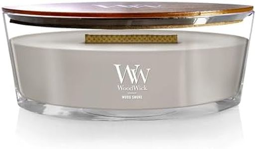 WoodWick Wood Smoke HearthWick Flame Large Scented Candle by