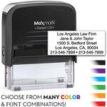 5-Line Custom Self Inking Return Address Rubber Stamp - Up to 5-Line Stamp and 15 Ink Colors