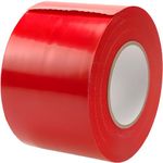 ELK - Vapor Barrier Tape, PE 9mm Polyethylene, Sealing Moisture Barrier Seam and Seal Tape for Crawl Space or Marine Use, Waterproof, 4 Inch x 180 Foot Roll - UV Resistant (Red)