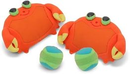 Melissa & Doug Sunny Patch Clicker Crab Toss and Grip Catching Game With 2 Balls