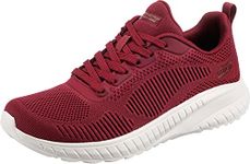 Skechers Bobs Squad Chaos-Face Off Sneaker Women's Sneaker 7.5 C/D US Red-White