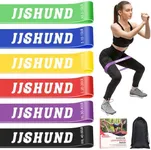 6 Pcs Resistance Bands for Working Out, Exercise Loop Bands for Women and Men, Elastic Stretch Bands Workout Bands for Yoga Pilates Fitness Home Gym Body Stretching Booty Legs Strength Training