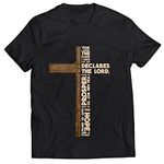 lepni.me Mens T-Shirt Chrsitian Scripture Bible Verse Graphic Cross Religious Gift (4XL Black Multi Color)