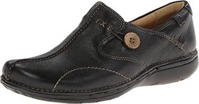 Clarks Un Loop Womens Black Leather