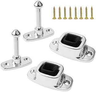 Nahntaipy Upright RV Door Holder Plunger and Socket Fit for Trailer Cargo and Horse Trailer, 2 Pack, 3.38 Inches