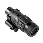 FalconOptics 1.5X - 5X Red Dot Sight Optic Scope Magnifier with Flip to Side Mount