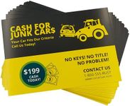 Better Me We Buy Junk Cars Prank Cards - Funny Gifts Practical Jokes Prank Kit, Parking Lot Windshield Prank, Pack of 20 Cards