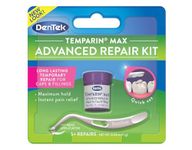 Dentek Temparin Max Lost Filling & Loose Cap Repair, one step instant pain relief, 5+ repiars, 0ml, 3