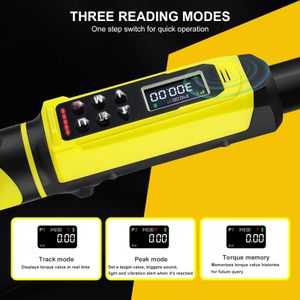ATsafepro Digital Torque Wrench 1/2'' Drive – 5.1-340Nm, LCD, Dual-Direction, ±2% Accuracy
