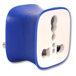 Nuianil 16 amp Socket Adaptor for 5amp to 15amp Converter Plug Use 16amp Devices in 6amp Normal Indian Socket-Blue