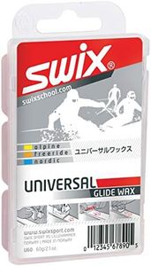 Swix Universal Ski/Snowboard Glide Wax, 60g, White (U60)