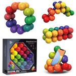 Sensory Fidget Toy for Kids, Magic Puzzle Ball Stress Toys, Girls Boys Teens Adult Kids Party Favors Quiet Fidgets Ball, Calming Squeeze Decompression Toys for 3-12 Ages Child