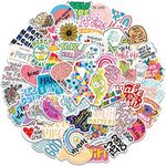 Mental Health Stickers,50 PCS Mental Health Graffiti Vinyl Waterproof Decals for Water Bottles Computer Bicycle Skateboard Luggage Phone Pad Laptop Kids Teens Stickers Pack