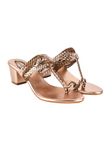 Shoetopia womens KH-5560 Antique Heeled Sandal - 7 UK (KH-5560-Antique)