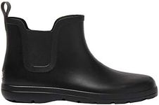 totes Men's Cirrus Chelsea Ankle Rain Boot, Black, 11