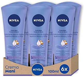 NIVEA Crème Mains Vellutante en Paquet de 6 x 100 ml, crème nourrissante enrichie au beurre de karité, crème parfumée pour les mains de formule douce et légère