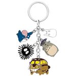 Terran Keyring Pendant Small Cartoon Figure Keychain Creative Gift Durable Anime Doll Alloy Key Chain For Decoration, M