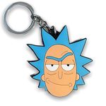 South Coast Jewellery Rick and Morty Keyring Keychain Bag Pencil Case Charm Pendent Zip Accessory Rick's Head