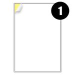 A4 Labels 1 Per Sheet, 20 Sheets 20 Sticky Label, Address Labels, Printer Labels, iSOUL Self Adhesive Printable A4 Sticker Paper for Printing, Laser Labels Stickers [Quickdry]