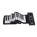 Upgraded 61 Keys Roll Up Piano, New Portable Piano Soft Silicone Flexible Electronic Digital Music Keyboard Piano