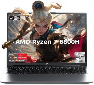 ACEMAGIC 2025 Laptop, Laptop with AMD Ryzen 7 6800H (8C/16T, Up to 4.7GHz), 16GB DDR5 512GB NVMe SSD Windows 11 Laptop Computer, 16-inch FHD Display, WiFi 6,Backlit KB