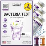 Coliform Bacteria Test Kit for Drinking Water - Easy to Use 48-Hour Water Quality Testing Kit for Home Tap & Well Water | EPA Approved Testing Method | Made in The USA | Incl. E Coli | 3-Pack