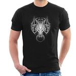 Cloudy Wolf Final Fantasy VII Men's T-Shirt Black