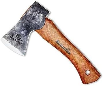 Hand-Forged Agelsjön Hatchet 235mm Made of Swedish Quality Steel I Hultafors I Forged in Sweden I 775g Premium Axe with Hickory Wood Handle & incl. Leather Guard I Hatchet can be resharpened I 841760