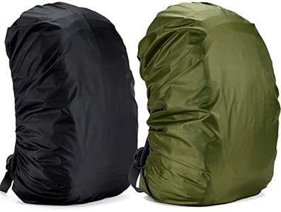 Yogopro Housse de Sac à Dos Imperméable Housse de Protection Couverture Anti Pluie Poussière pour Sac à Dos pour L'extérieur Voyage Escalade, 30L-40L (Noir et Vert)