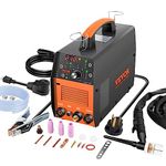 VEVOR TIG Welder 210Amp, 3 in 1 Welder TIG, 110/220V Dual Voltage HF TIG/Stick/Clean Welding Machine with Pulse, IGBT Inverter & Torch, Digital Arc Welder