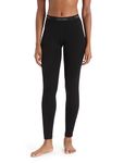 Icebreaker Women's Merino 200 Oasis Thermal Leggings, Black, Large, Black, Large