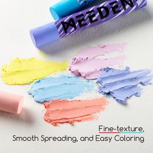 MEEDEN Soft Oil Pastels Set – 72 Vibrant Colors for Artists
