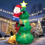 MICOCAH 6FT Inflatable Christmas Tr