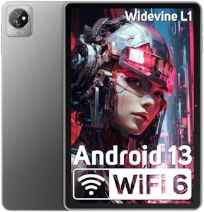 Blackview Tablette 10 Pouces Tab70 WiFi, 8Go + 64Go(TF 2To) Tablette Android 13 2,0 GHz WiFi 6 BT5.0, 6580mAh 10W Tablette Tactile AVCE Widevine L1/GMS/3.5mm Prise Casque