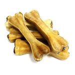 Pizzle Filled Bones x 10 Natural Rawhide Dog Treats Chews RHS