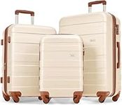 Merax Luggage Set 3 Pcs, ABS Durabl