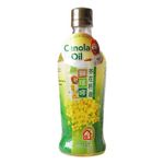 Lion & Globe 100% Pure Canola Oil, 600 ml