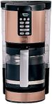 Ninja DCM201CP Programmable XL 14-Cup Coffee Maker PRO with Permanent Filter, 2 Brew Styles Classic & Rich, Delay Brew, Freshness Timer & Keep Warm, Dishwasher Safe, Copper