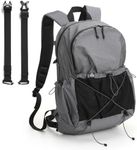 OCE GEAR Lightweight Backpack, 14 Inch Casual Laptop Backpack for Men and Women Waterproof DayPack Bag Small Everyday Carry Bag for Travel, Work (Grey)