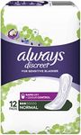 Always Discreet Incontinence Pads, Normal, 12 Pack