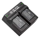 BM Premium 2 Pack Of NB-11L NB-11LH Batteries and Dual Battery Charger Kit for Canon PowerShot Elph 110 Elph 130 Elph 135 IS Elph 140 IS Elph 150 IS Elph 160 Elph 170 IS Elph 180 Elph 190 IS Elph 320 HS Elph 340 HS Elph 350 HS Elph 360 HS A2300 IS A2400 IS A2600 IS A3400 IS A4000 IS SX400 IS SX410 IS SX420 IS Digital Camera
