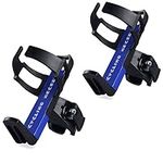 ROGTYO Bike Bottle Cage - 2 Packs Bike Bottle Holder 360 Degrees Rotation Lightweight Cycle Drink Holder Bracket Universal Adjustable Cycling Bottle Rack for Mountain MTB Road Bikes Motorbike