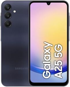 Samsung Galaxy A25 5G Smartphone Factory Unlocked Android Mobile Phone, 128GB, Blue Black