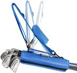 3-7 Club Golf Bag Small Carry Prevent Flip Out with Ball Pouch, Mini Lightweight for Driving Range Carrier Course Training Case, Durable & Portable for Men Women Ladies Kids (Blue)