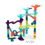 B. toys – Marble Palooza – Buildable STEM-Based Maze Run Kit Featuring 38 Interlocking Components – Logical Thinking and Fine Motor Development Set for Inquisitive Kids – 3+ Years